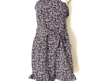 Cotton Candy LA Purple Floral Strapless Dress- Size L Sale