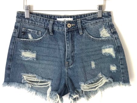 KanCan Distressed Denim Cutoff Shorts- Size S Online now