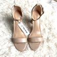 The Drop Nude Block Heels NWT-Size 11 Sale