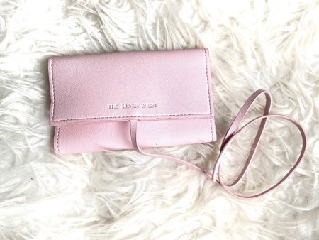 The Silver Wren Pink Tie Closure Tri-Fold Wallet For Discount