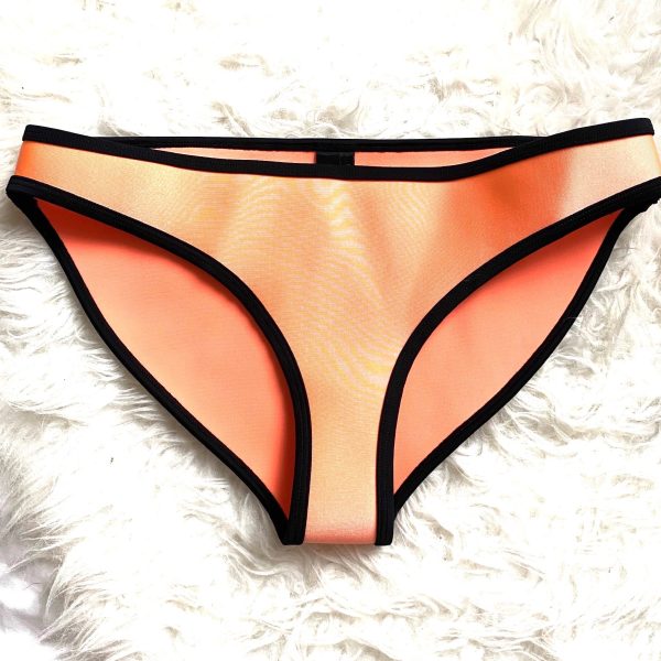 Triangl Orange And Black Bikini- Size XL For Sale