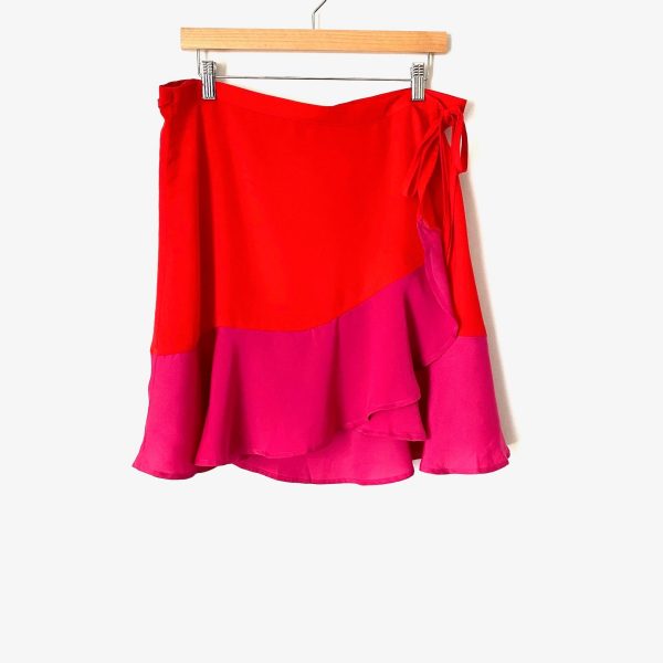 Summersalt Red and Pink Wrap Skirt- Size L (we have matching bathing suit, see notes) For Discount