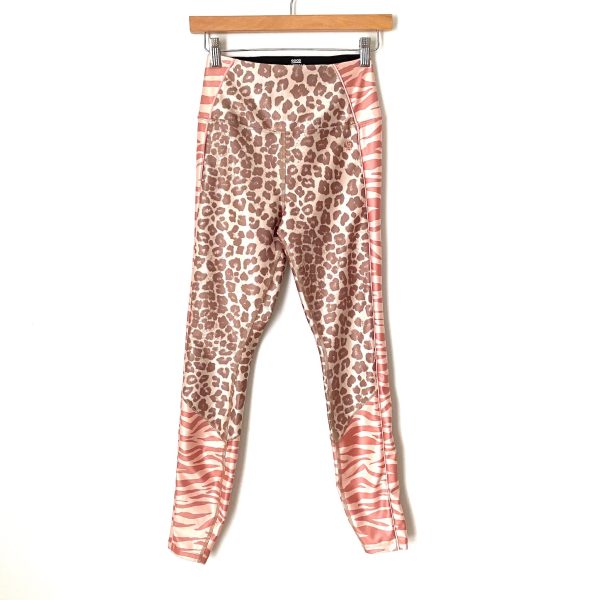 Good American High Waist Mixed Animal Print Leggings (we have matching top)-Size 1 (Inseam 29”) Fashion