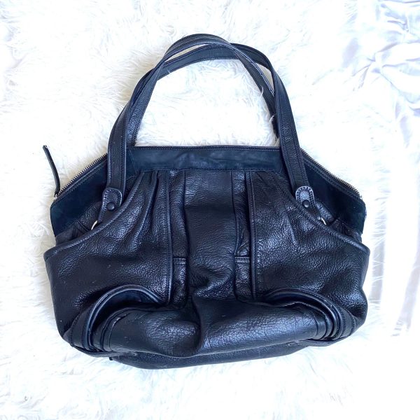 Elliott Lucca Black Leather Large Handbag (see notes) on Sale