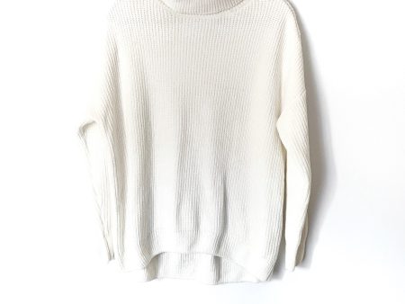 Bella Ella White Knit Turtleneck Sweater- Size XS Online Sale