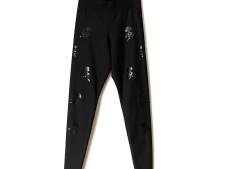 Ultracor Black Skull High Waisted Leggings - Size L (Inseam 27 1 2”) Fashion