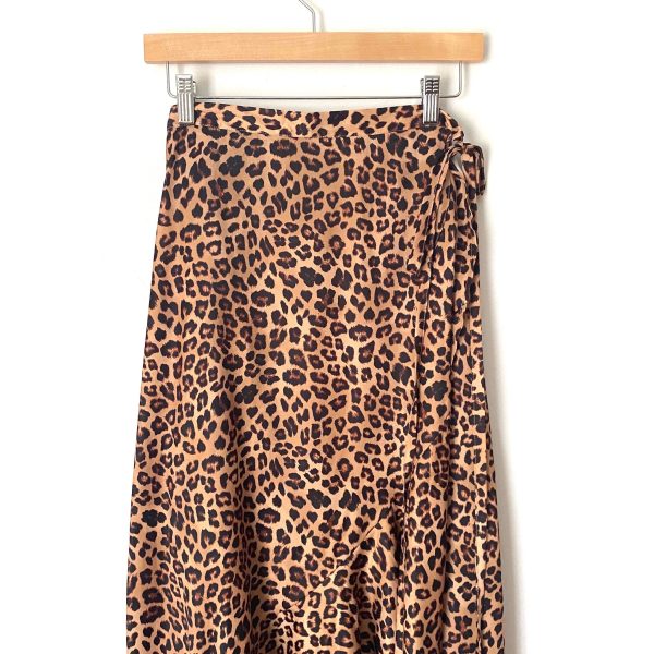 Summersalt Leopard Print Wrap Skirt- Size L Online now