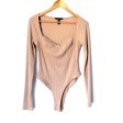 Forever 21 Ribbed Long Sleeve Bodysuit- Size M Discount