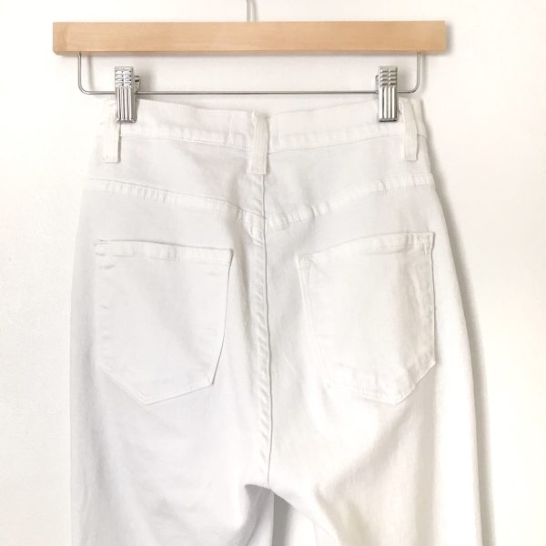 Vestique White Flare Jeans- Size 25 (Inseam 33”) Supply