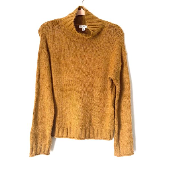 BP Camel Brown Mock Neck Knit Sweater- Size S For Sale