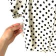 Who What Wear White Polka Dot Top- Size L (see notes) Sale