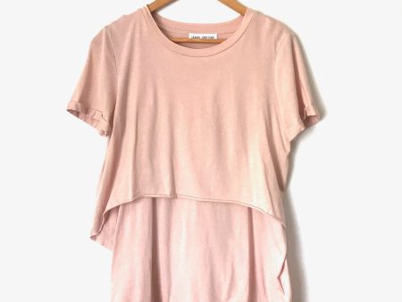 Legoe Heritage Pink “Valance” Maternity Nursing Top- Size 0 Online Sale