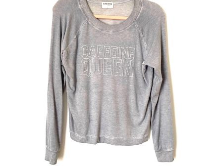 Sundown by River + Sky Caffeine Queen Grey Sweatshirt- Size S For Cheap