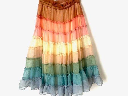 Eva Franco Rainbow Midi Skirt- Size ~S For Cheap