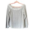 American Eagle Grey Off the Shoulder Sweater NWT- Size M Supply