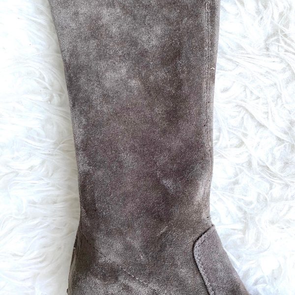 Vero Cuoio Grey Suede Thigh High Boots- Size 8 Cheap