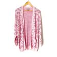 Hayden Pink Animal Print Open Cardigan- Size S M Cheap