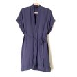 Vici Blue Button Up Belted Shirt Dress- Size S Hot on Sale