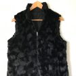 Jockey Black Reversible Faux Fur Vest- Size S Online now