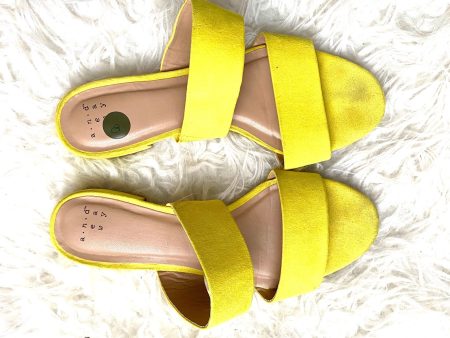 A New Day Yellow Sandal- Size 6.5 (See notes) Online Hot Sale