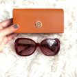 Tory Burch Bordeaux Sunglasses with Case (GREAT CONDITION) For Discount