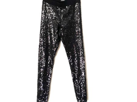 Express Black High Rise Stretch Sequins Leggings- Size XS (Inseam 27.5”) Online now