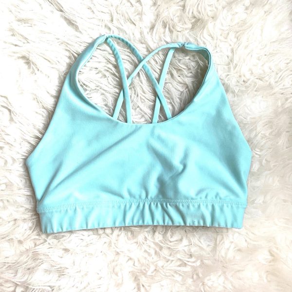 Athletic Works Dri-More Tech Mint Green Strappy Back Sports Bra- Size S (see notes) Discount