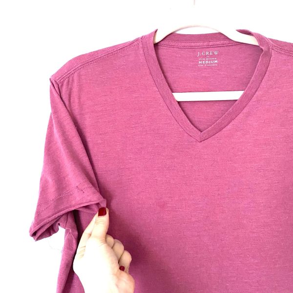 J Crew Men s Slim Washed V-Neck Tee- Size M (see notes) Fashion