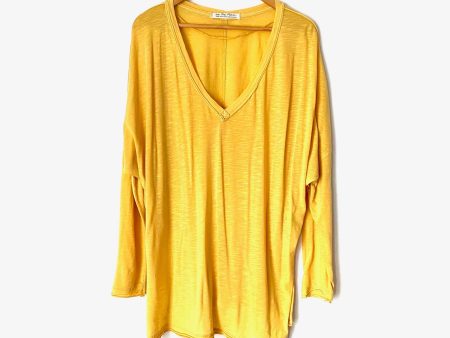 We The Free Yellow Long Sleeve Top- Size L For Cheap