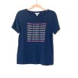 Time and Tru Navy “Friday Saturday Sunday” Top- Size XS Discount