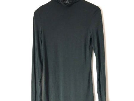 14th & Union Hunter Green Long Sleeve Turtleneck Top -Size S For Sale