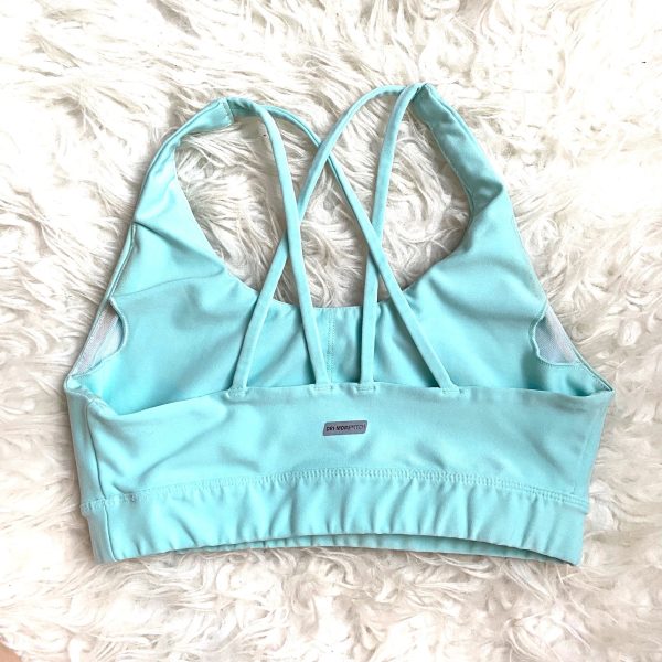 Athletic Works Dri-More Tech Mint Green Strappy Back Sports Bra- Size S (see notes) Discount