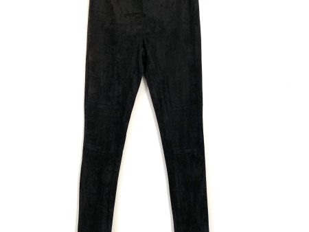 Mittoshop Black Suede Pants- Size S For Discount