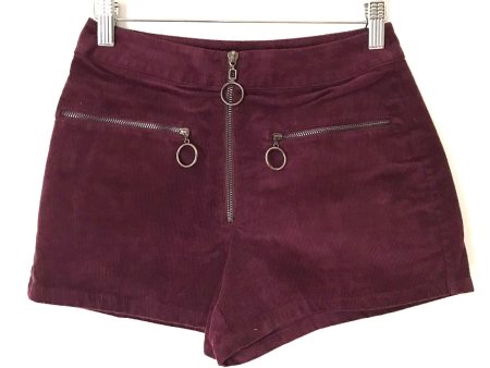 Forever 21 Wine Corduroy Shorts- Size XS For Sale