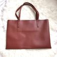 Vince Camuto Brown Leather Tote Hot on Sale