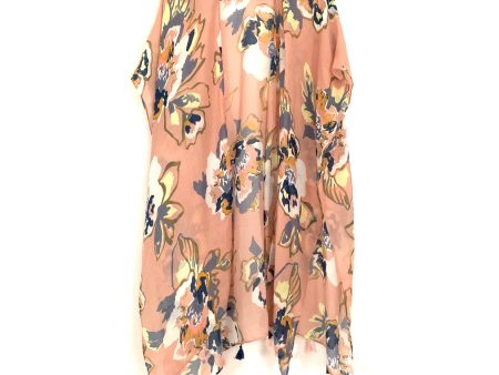 Sole Society Floral Kimono- One Size Cheap