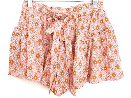 Vestique Pink Floral Belted Elastic Shorts NWT- Size M Cheap