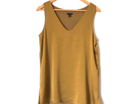 Ann Taylor Mustard Flowy Tank Top- Size S Online Hot Sale