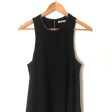 T Alexander Wang Black Dress with Back Keyhole and Lambskin Leather Neck Trim- Size 2 Online Sale