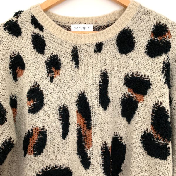 Vestique Leopard Sweater- Size S on Sale