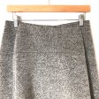 LOFT Soft Grey Flare Flecked Skirt- Size S Petite Sale