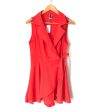 Windsor Tangerine Faux Wrap Romper NWT- Size M For Sale