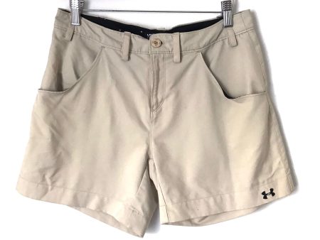 Under Armour Khaki Golf Shorts- Size 6 Sale