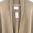 Vestique Colorblock Tan, Black & White Open Cardigan NWT- Size S M Online Hot Sale