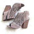 Vince Camuto Perforated Peep Toe Block Heels- Size 7 Online now