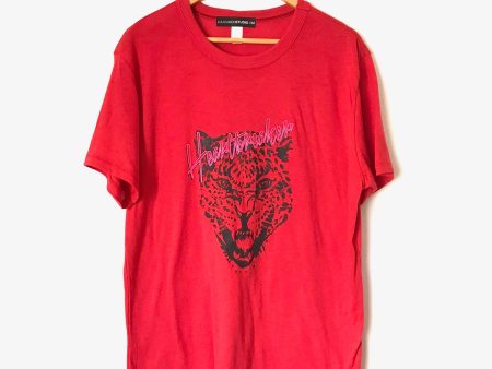 Lulusimonstudio Red Heartbreaker Graphic Tee- Size M on Sale