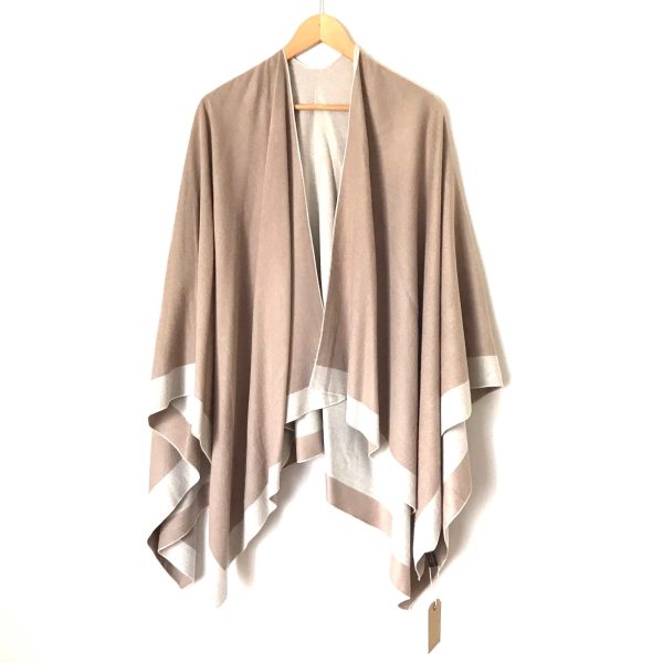 Melifluos Brown Open Cardigan Poncho NWT- Size OS Online Sale