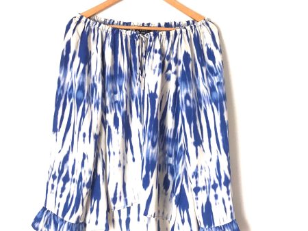 Vici Blue and White Bell Sleeve Top- Size S Supply