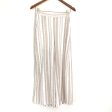 Blue Blush Linen Tan Striped Two Piece Set- Size S Cheap