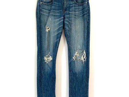 Lucky Brand Sienna Cigarette Distressed Jeans- Size 4 27 (Inseam 29”) For Cheap